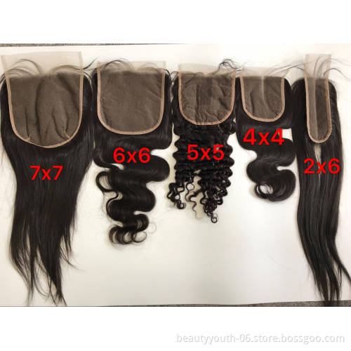 Brazilian Virgin Bodywave  With Lace Frontal Closure 8A 10A Grade Virgin Unprocessed Human Hair Brazilian Hair Bundles